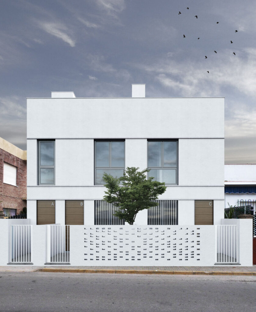 Edificio de 3 viviendas unifamiliares en la calle Mero, Chipiona (2018)