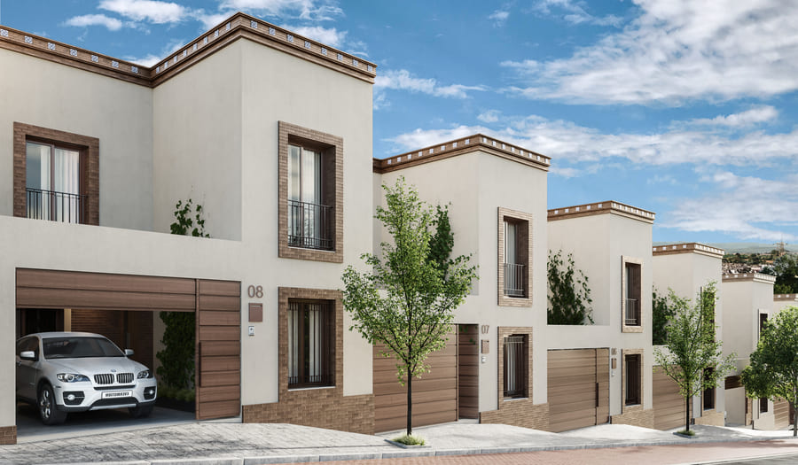 8 viviendas unifamiliares adosadas, Calle San José 51-53, Alcalá de Guadaira, Sevilla (2024)