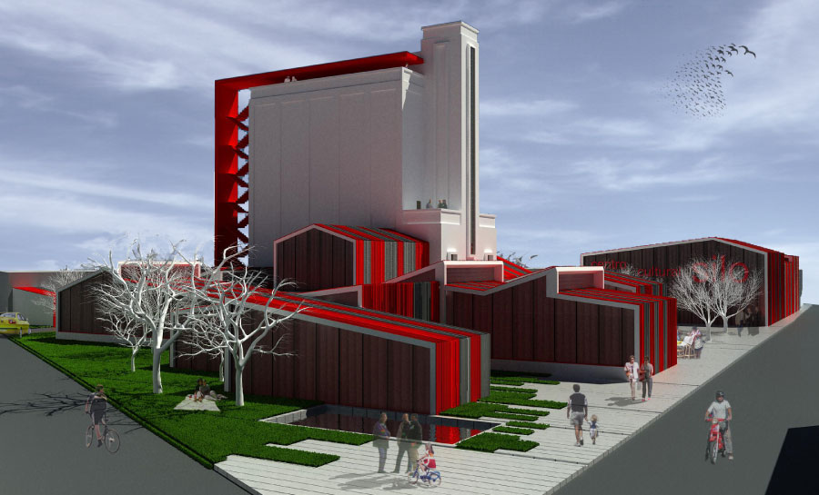 Rehabilitación de silo de cereales para centro socio-cultura, Fuentes de Andalucía, Sevilla (2010)